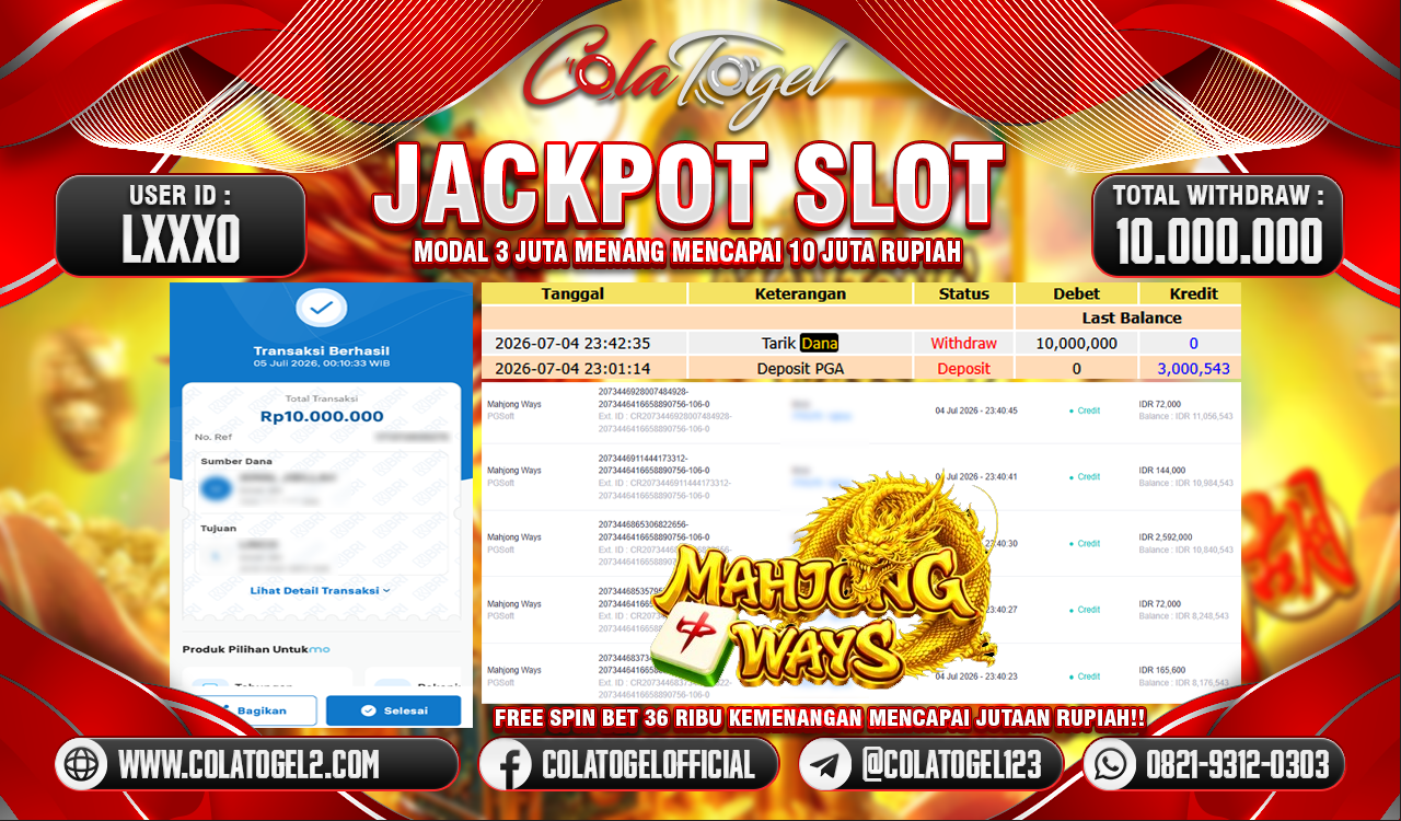 JACKPOT SLOT GACOR!!