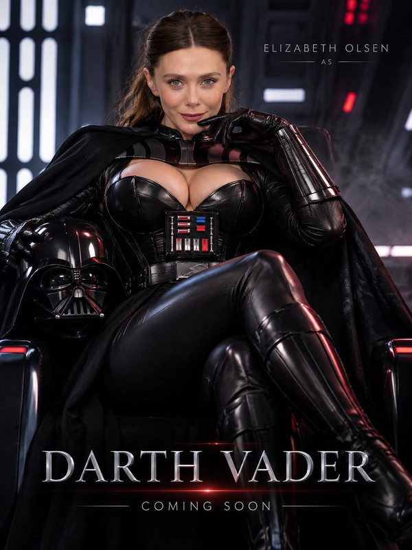 Elizabeth Olsen Darth Vader