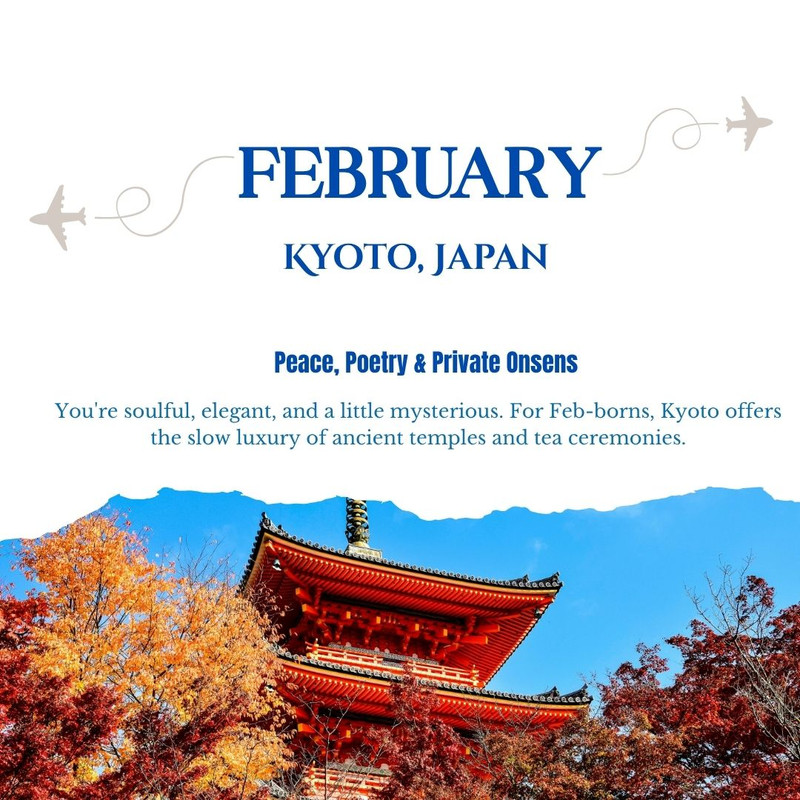 February  Kyoto, Japan