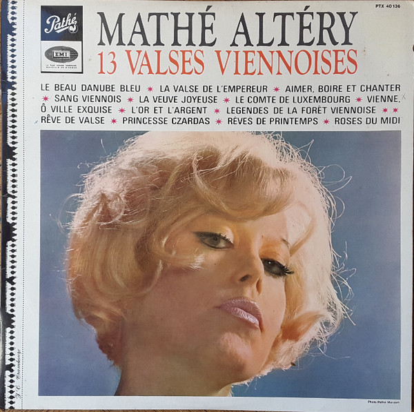 Portada - Mathe Altery – 13 Valses Viennoises (1962)