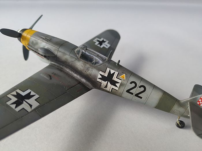 Bf-109G 2.Lj, Hasegawa i Revell 1/72 IMG-20200924-124553