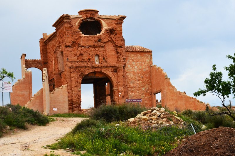 BELCHITE VIEJO-24-4-2014-ZARAGOZA - Pueblos y lugares abandonados/deshabitados-2011 AL 2024 (31)
