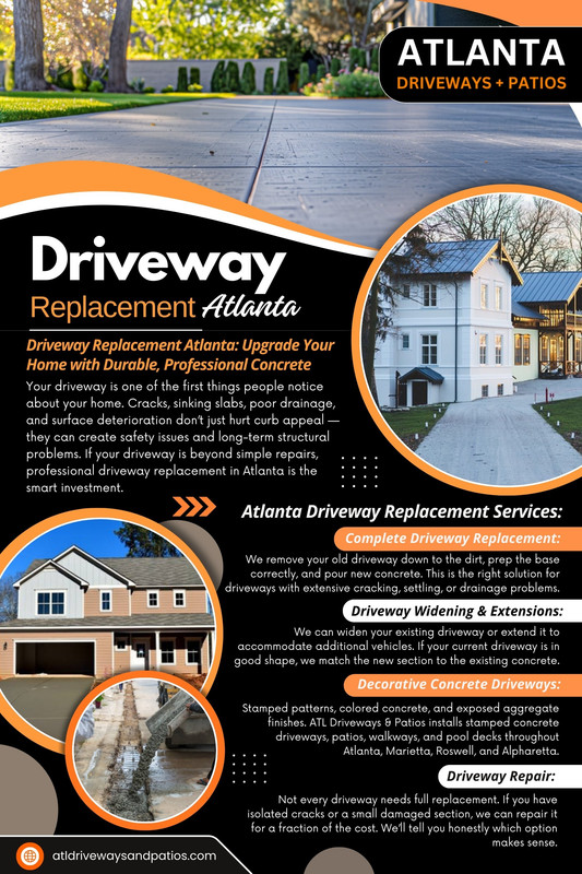 Driveway Replacement Atlanta