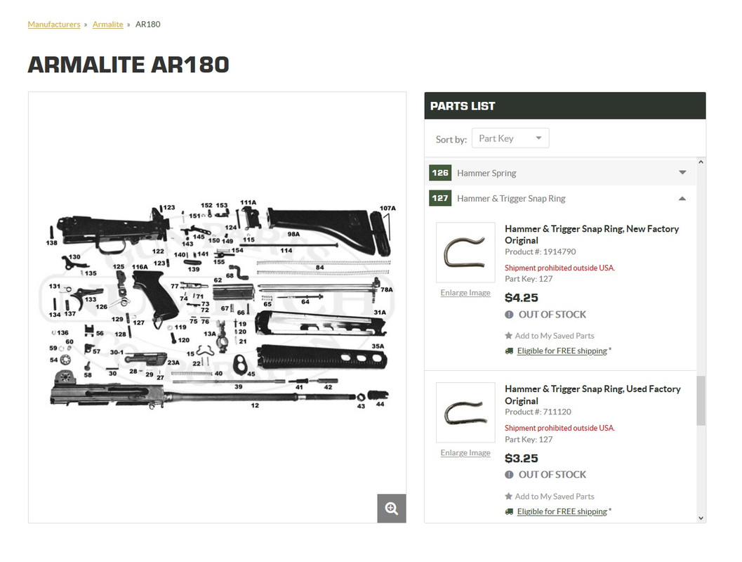 AR-180 fire control pins > AR-15 / M-16 Retro Forum > AR15.COM