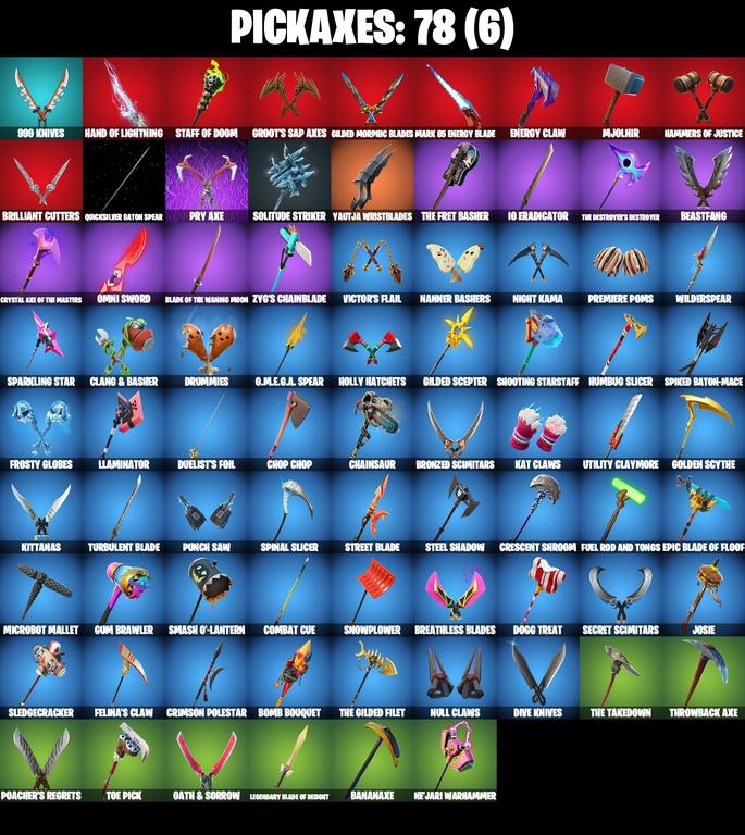 pickaxes comp