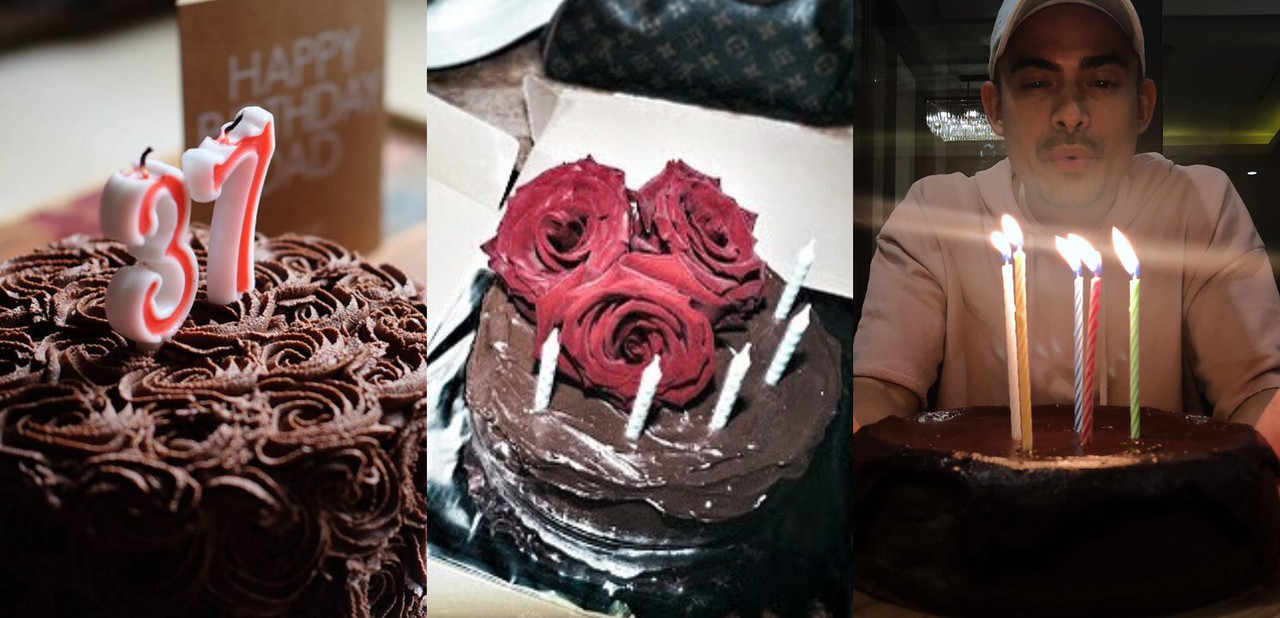 Kue ulang tahun Ashraf buatan BCL