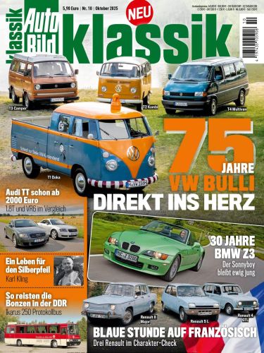 Auto Bild Klassik Magazin No 10 Oktober 2025
Auto Bild Klassik Magazin No 10 Oktober 2025