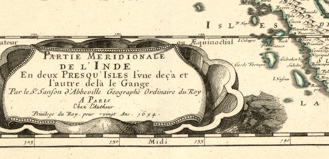 1654г Н Сансон 1654г  с буквой йота