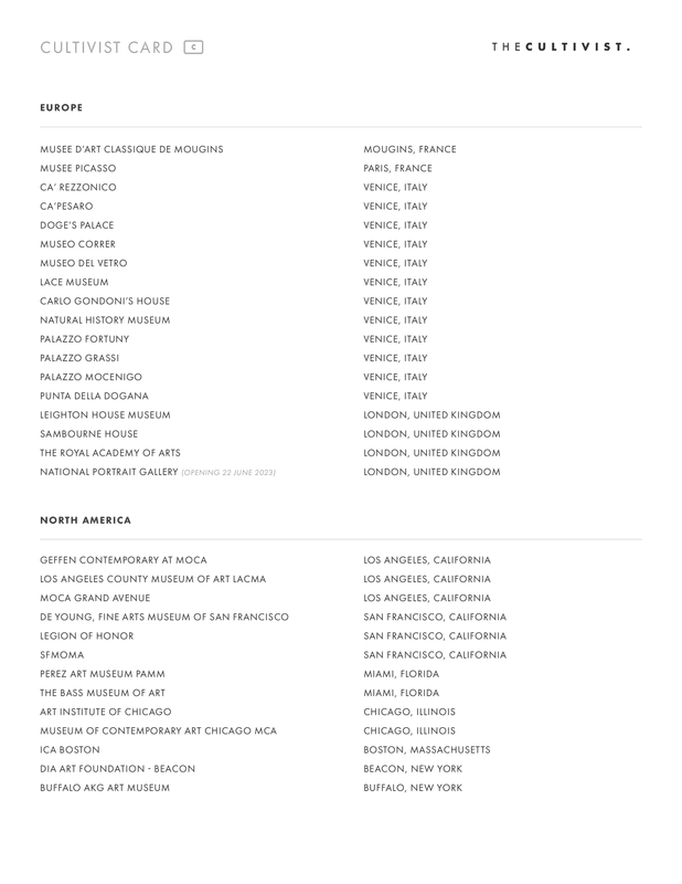 CultivistMuseumProgramme