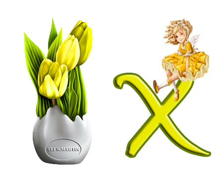 Tulipanes amarillos X