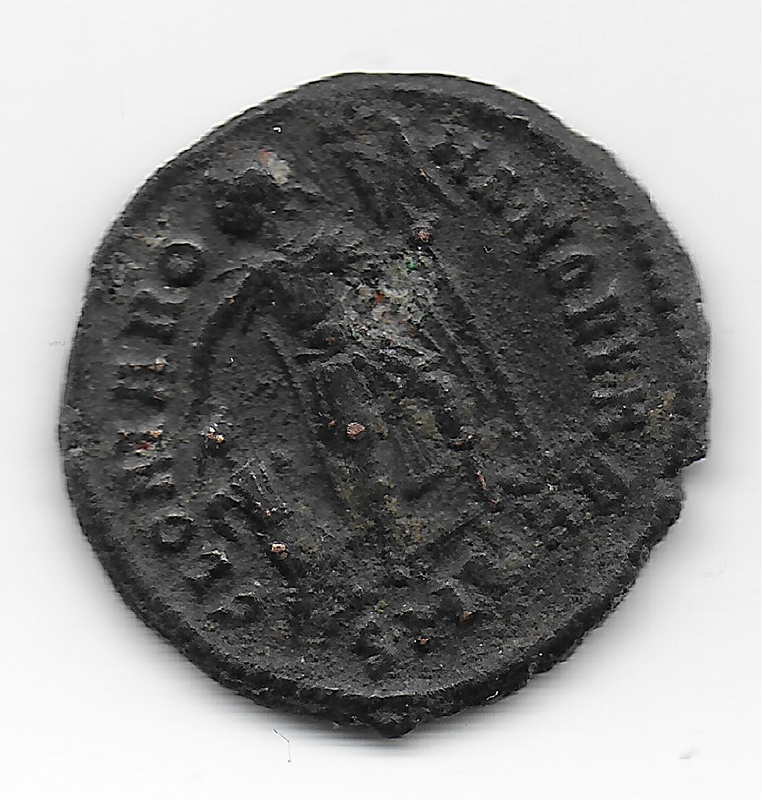 AE3 de Valente. GLORIA ROMANORVM. Roma 11