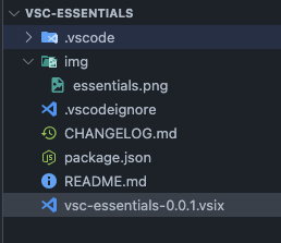Archivo VSIX generado