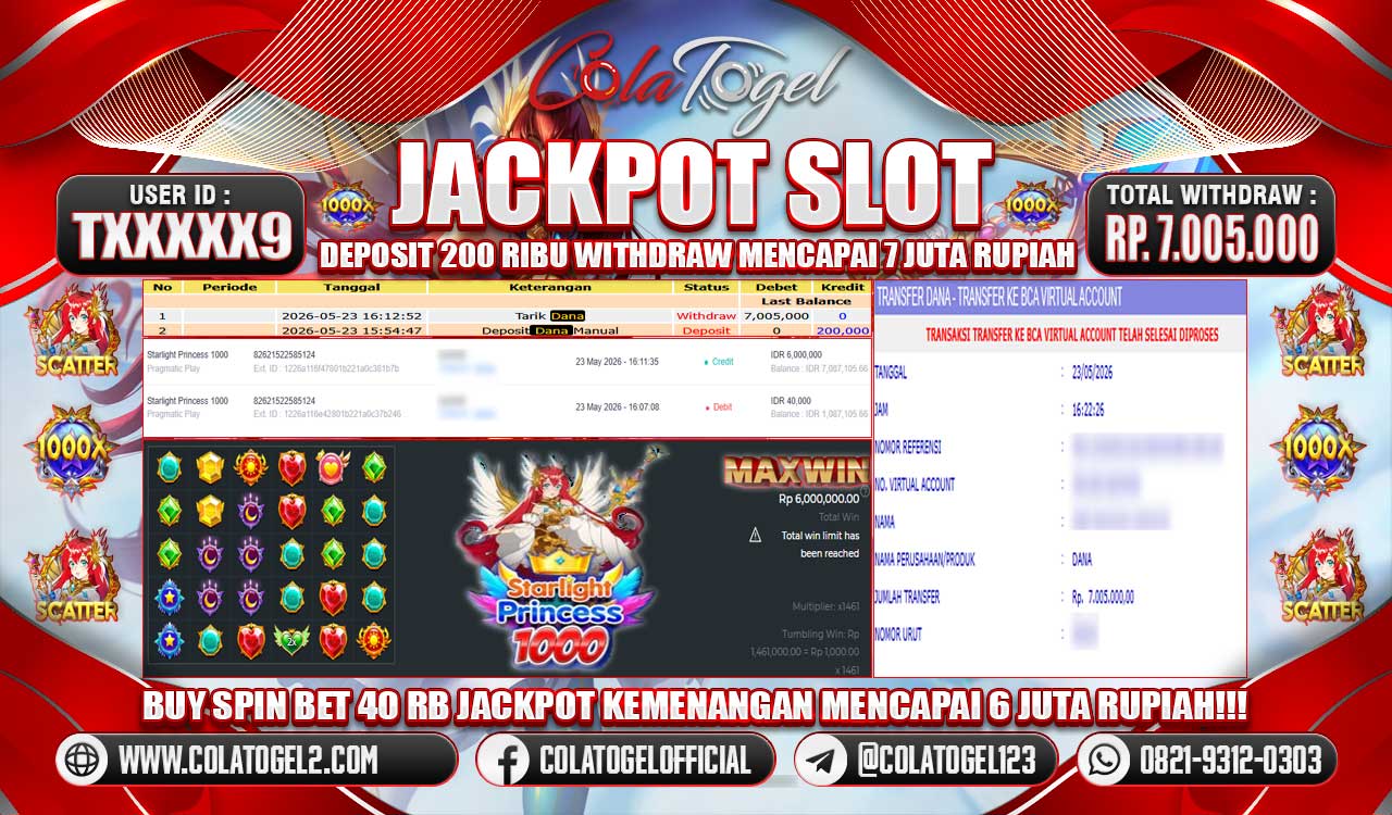 JACKPOT SLOT GACOR!!