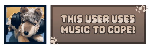 Music as a way to cope userbox