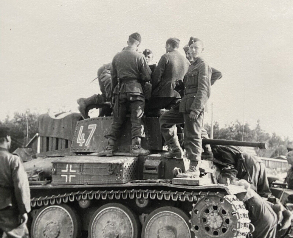 Russland Front Deutscher Panzer Tank Wehrmacht Original Foto  (2)