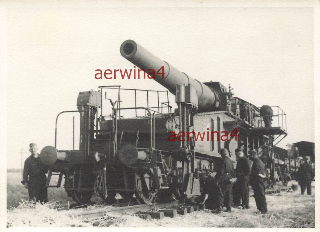 Deutsche Eisenbahngeschütz Bruno bei Hombourg Belgien