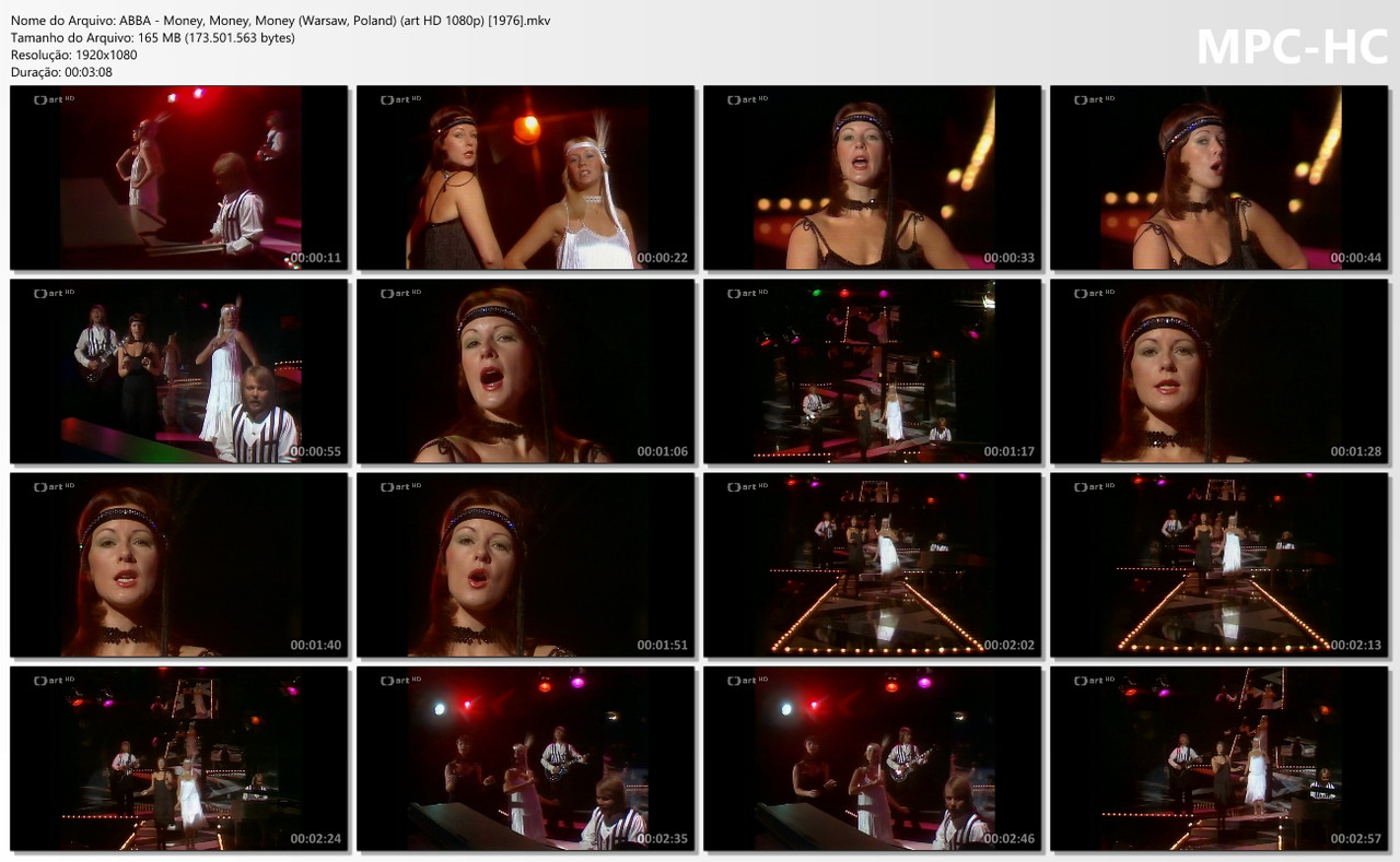 ABBA - Money, Money, Money (Warsaw, Poland) (art HD 1080p) [1976]