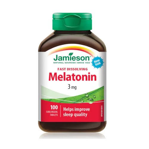 Jamieson Melatonin 3Mg Fast Dissolving Tabs 100S