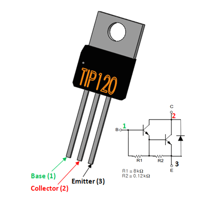 TIP120 Pinout