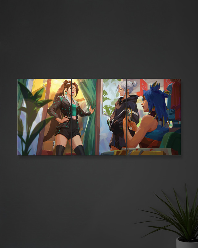 Lunar New Year #4 | Valorant | Games | 3 Piece Split Posters