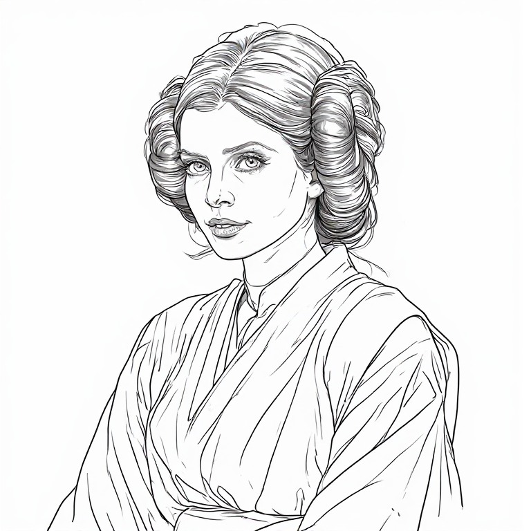 Princess-Leia-Line-drawing-nat-(12)