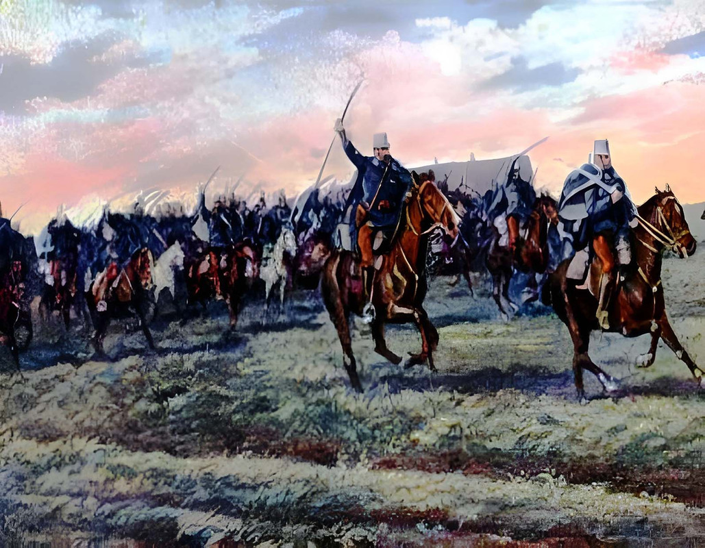 Crimea,Balaclava,Cazadores De Africa Franceses A La Carga