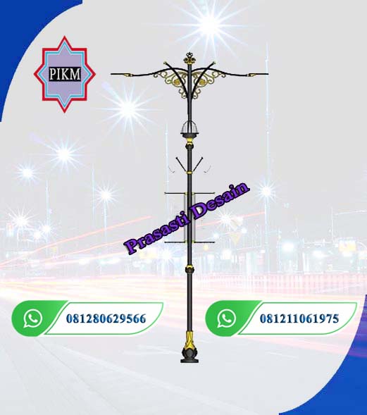 Tiang Antik Pju Dekoratif