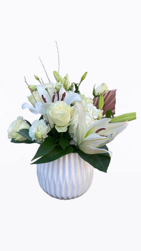 Aranjament in vas de ceramica