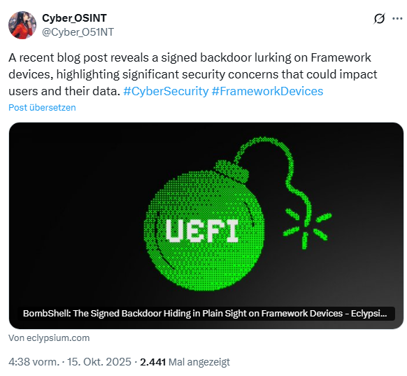 Framework-Notebooks Backdoor