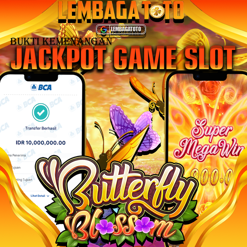 BUKTI JACKPOT 08 SEPTEMBER LEMBAGATOTO BUTTERFLY BLOSSOM  Rp.10.000.000,- LUNAS