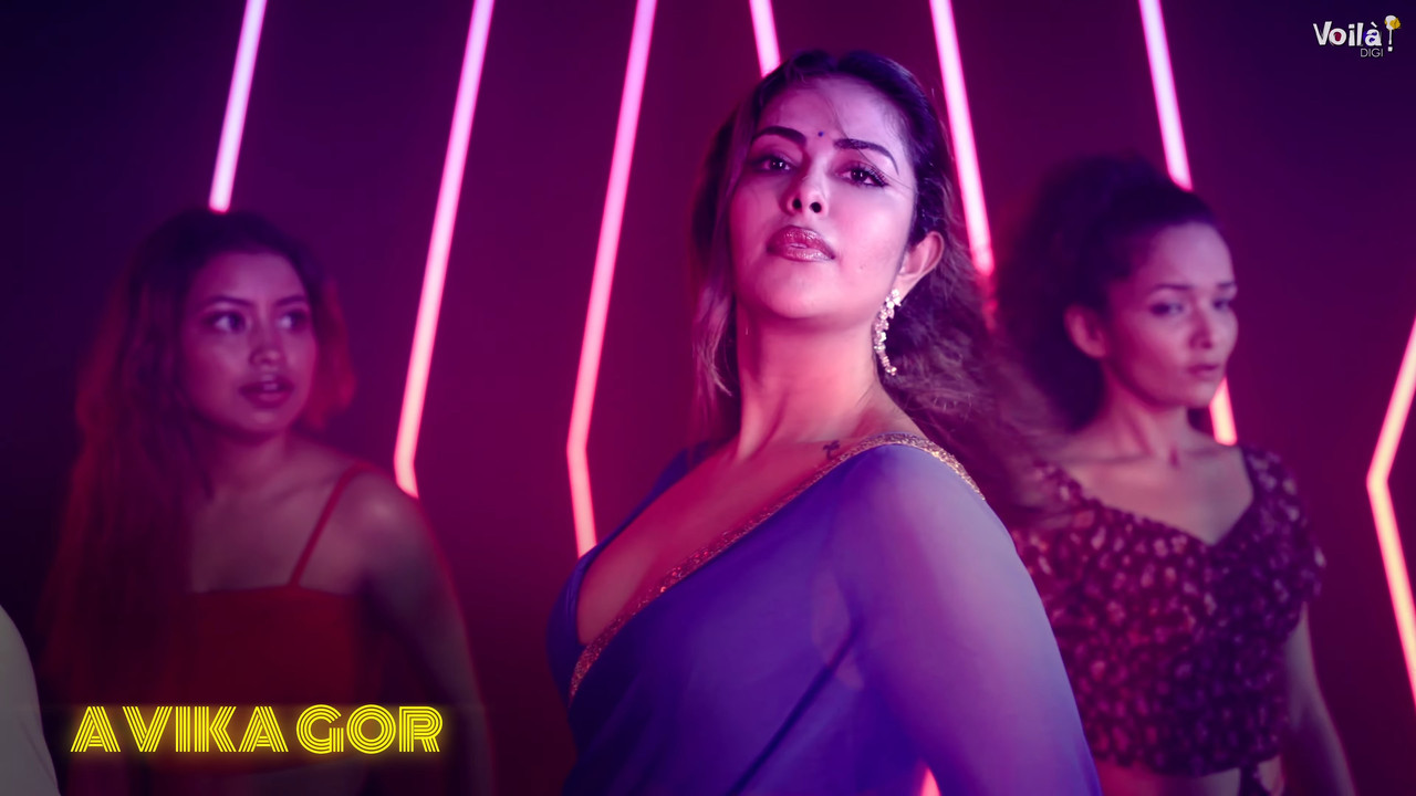 Avika Gor hot Sizzling Sexy Song Showing Big Boobs ,Cleavage,Deep Navel in Blue Saree.webm_snapshot_