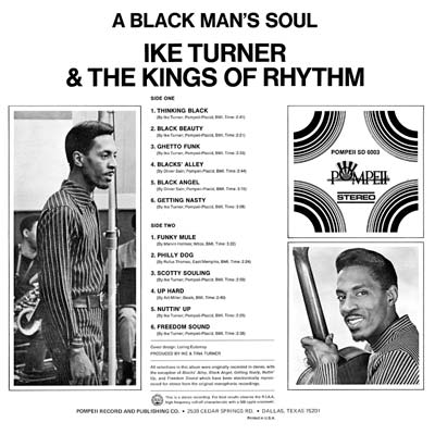 Ike  Album  A  Black  Mans  Soul 02 - Ike Turner & The Kings Of Rhythm ‎– A Black Man's Soul (1969)