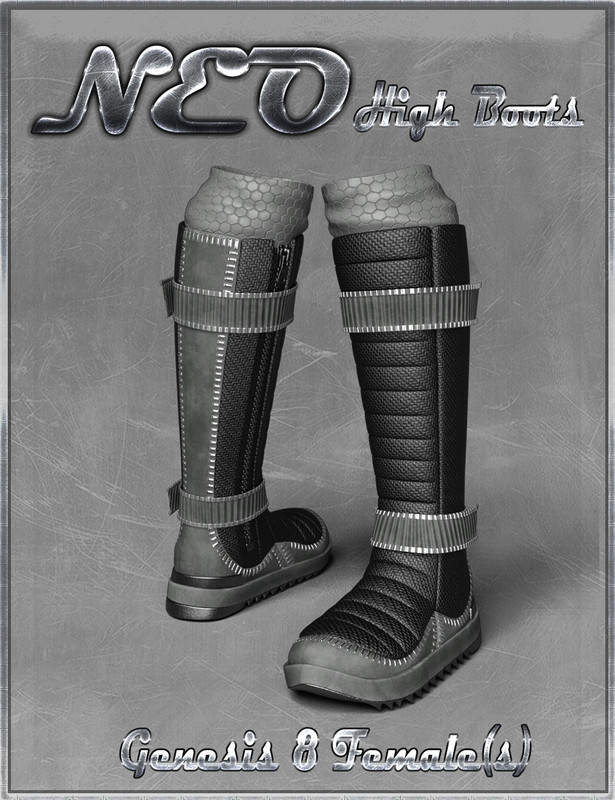 NEO High Boots and High Top Sneaker for Genesis 8 Female(s) NEO High Boots and High Top Sneaker for Genesis 8 Female(s)