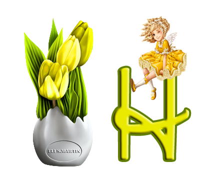 Tulipanes amarillos H