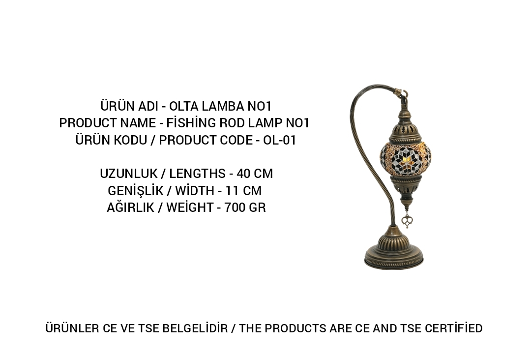 OL-01 mosaic lamp