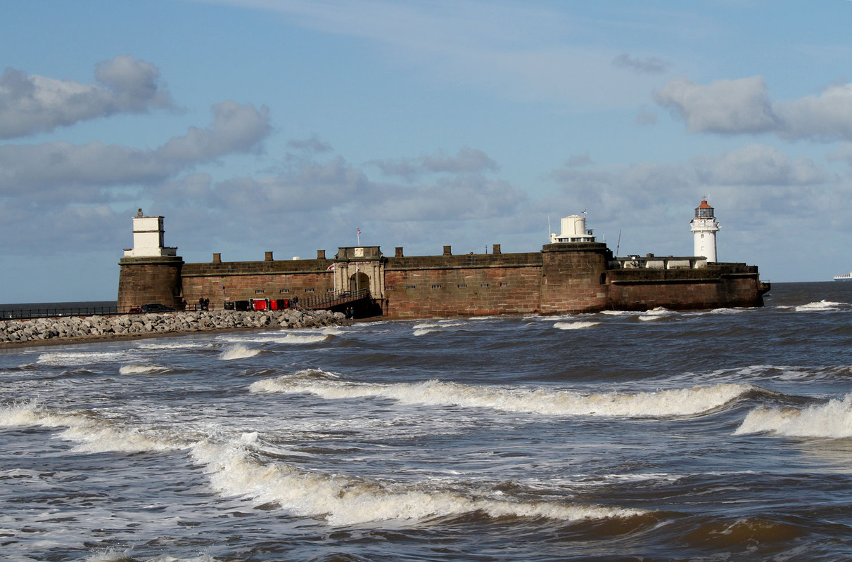 FORT PERCH ROCK.  (6 Oct 2021-Mersey-New Brighton-Gbr)(© David Williams)