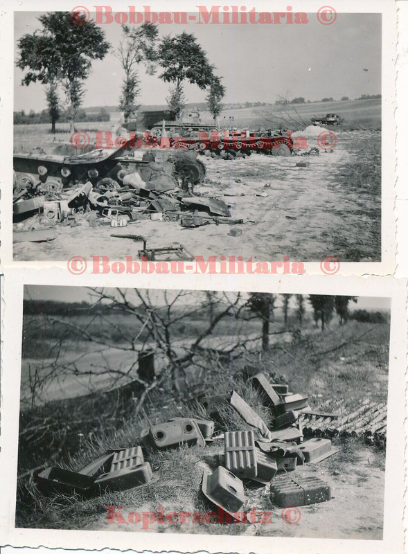 Frankreich Amiens combat Wehrmacht zerstörte Panzerkampfwagen Panzer tanks