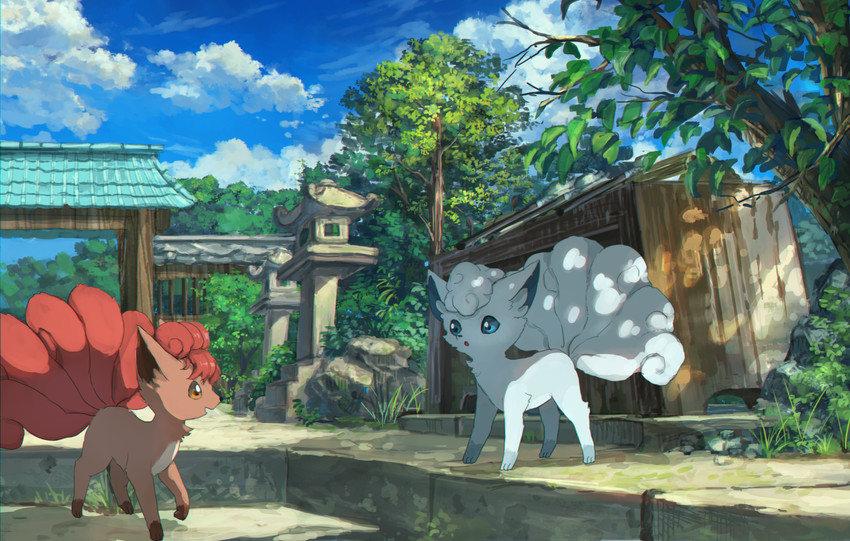 alolan-vulpix-and-vulpix-pokemon-drawn-b