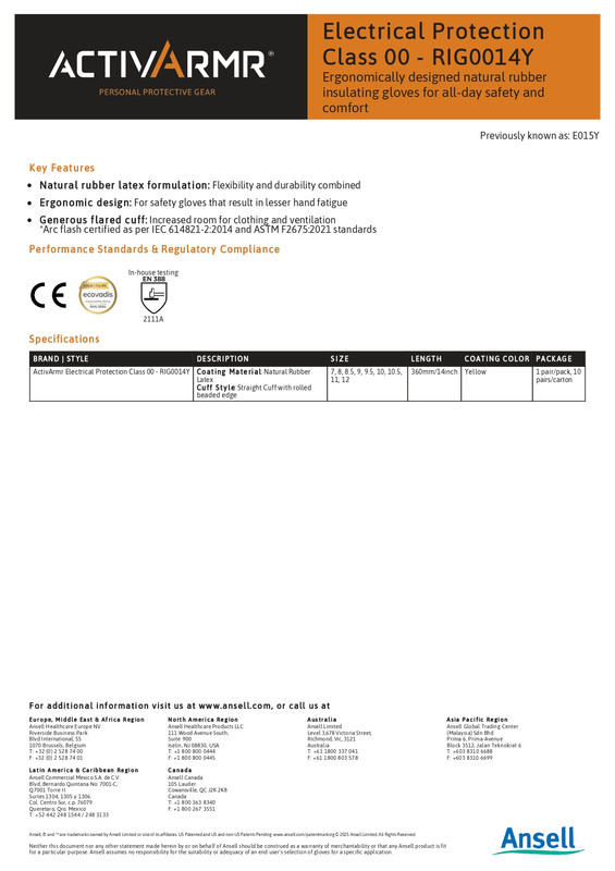activarmr electrical protection class 00 rig0014y pds jp page 0002