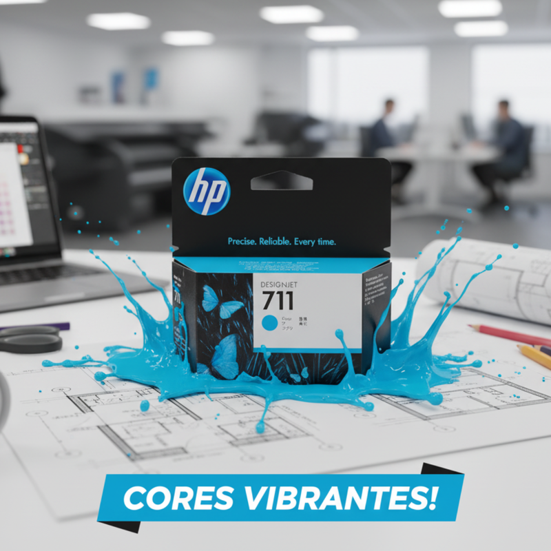 Cartucho de Tinta HP 711 Ciano