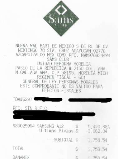 Sam's Club: Celular Samsung A12