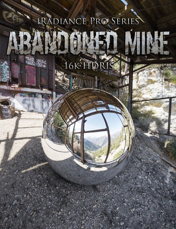 iradiance pro series 16k hdris abandoned mine 00 main daz3d