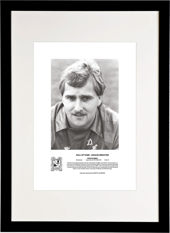 HOF Frame Mock Up Fred Barber