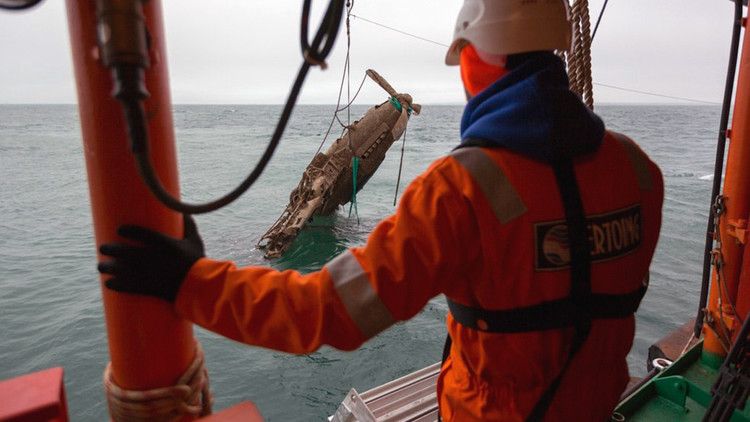 Hallan en el mar Negro aviones rusos derribados por los nazis Hallan en el mar Negro aviones rusos derribados por los nazis