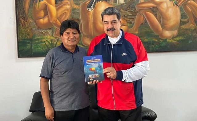 Maduro se reunió con Evo Morales