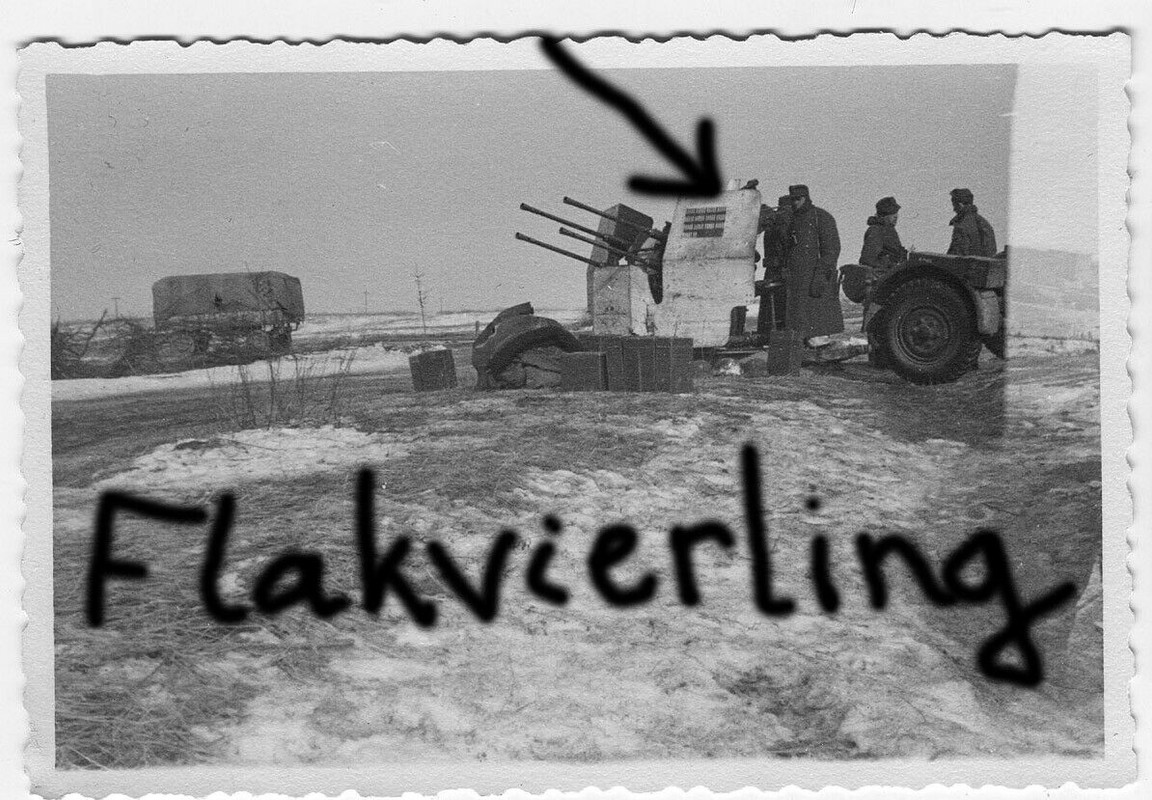 Orig. Foto, Flakvierling Abschüsse! Flak Flugzeug Kanone Luftwaffe