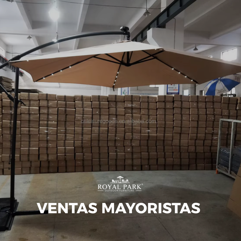 Venta mayorista sombrilla LED Kushiro