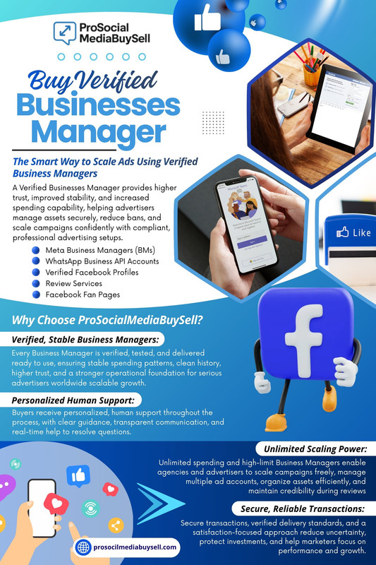 Buy Verified Businesses Manager