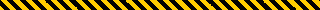 yellow caution divider