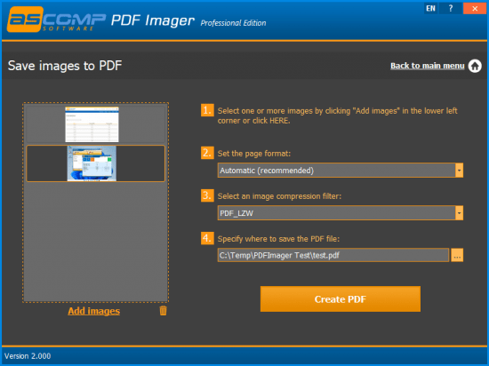 PDF Imager v2.001 Professional Multilingual